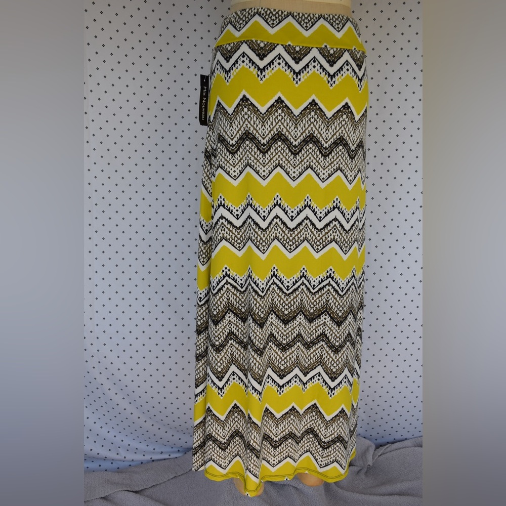 Printed maxi skirt